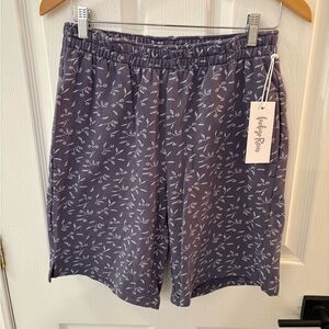 Indigo Rein Men's Gray Patterned Soft Shorts